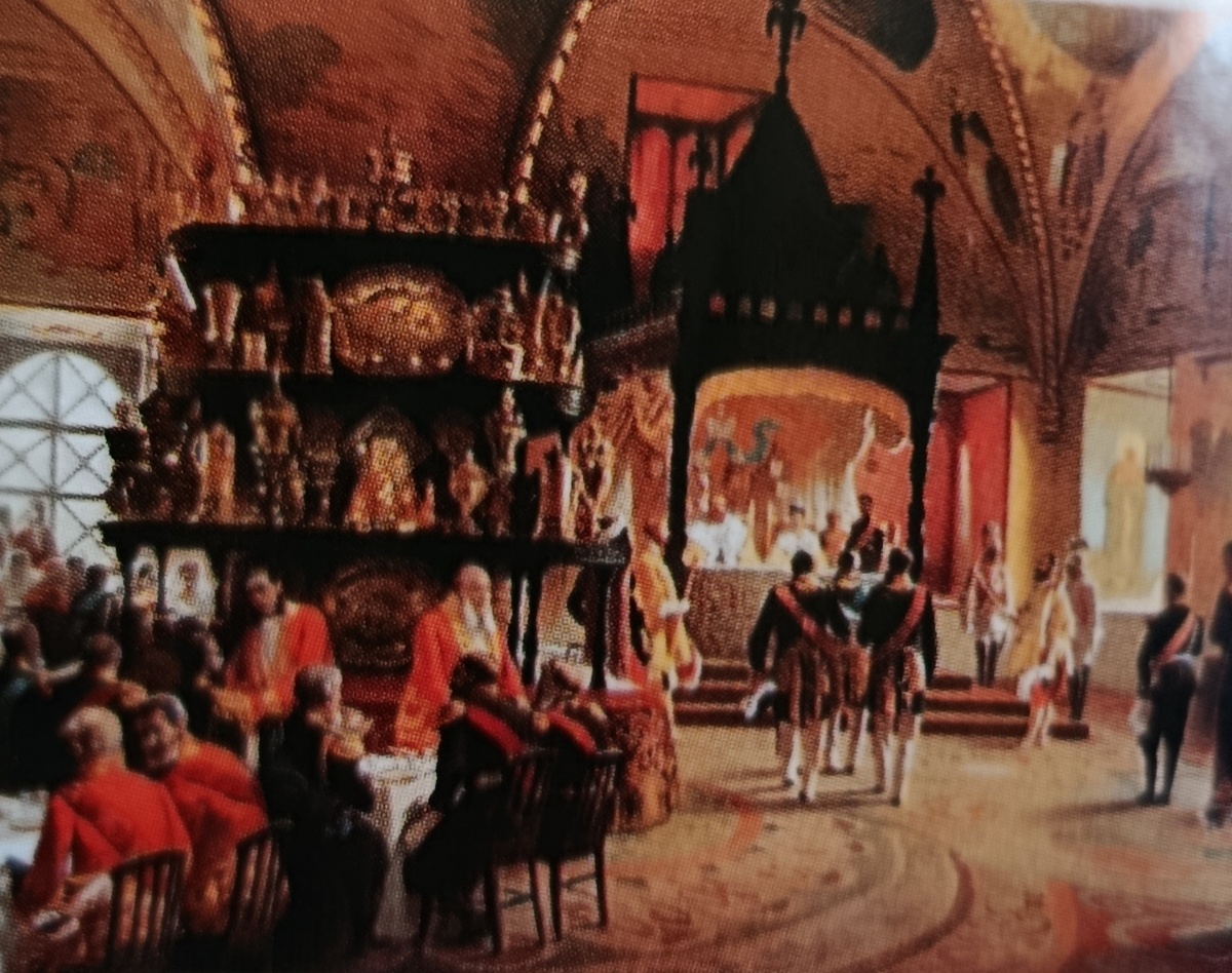 Банкет по случаю коронации Александра III. 