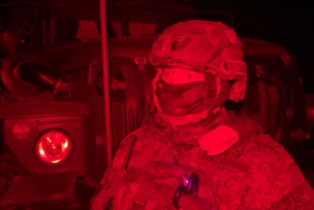    Командир расчёта с позывным Грозный. Фото: Министерство обороны РФ