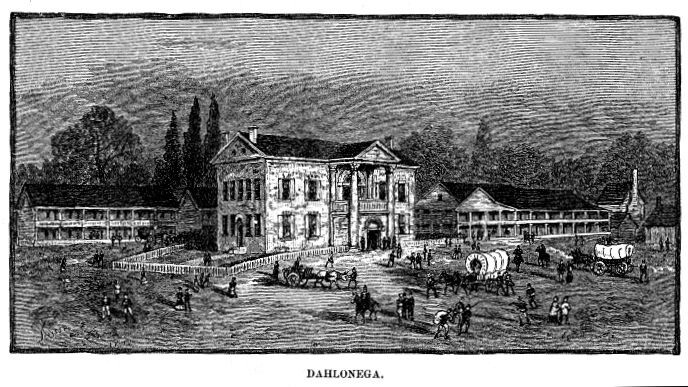  г. Далонега Был местом второй крупной Золотой лихорадки в Соединённых Штатах