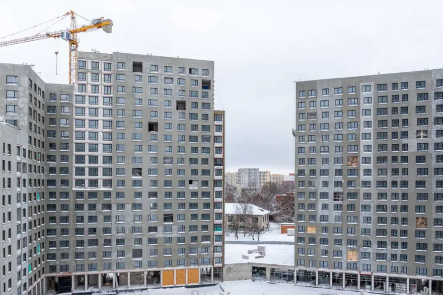     На фото ход строительства ЖК «Страна.Парковая» от компании «Страна Девелопмент»