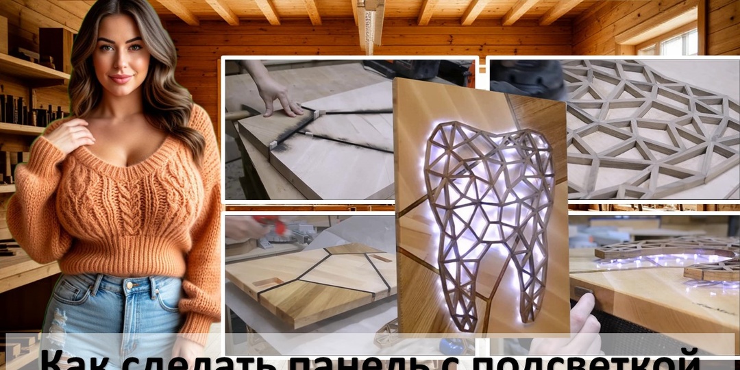 Как сделать настенную панель с подсветкой своими руками: пошаговый мастер‑класс