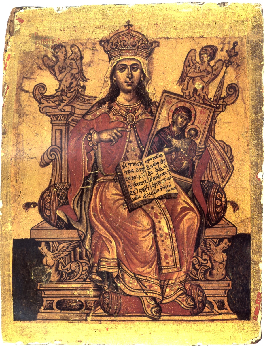 Святая царица Феодора. 18 в. Греция.