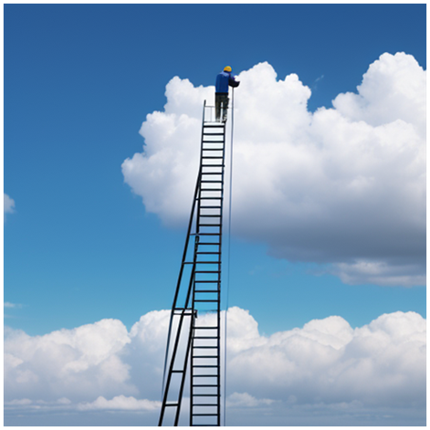 Сгенерировано ИИ- Душа ушла так высоко.