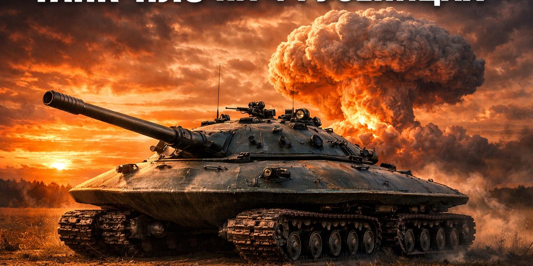 Объект 279: советский танк-НЛО на четырёх гусеницах, который должен был пережить ядерный взрыв