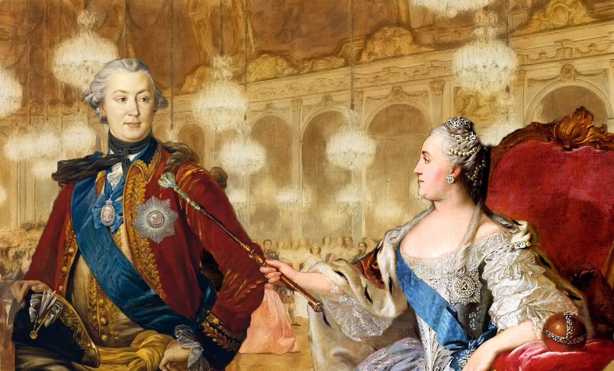 Екатерина II и Орлов