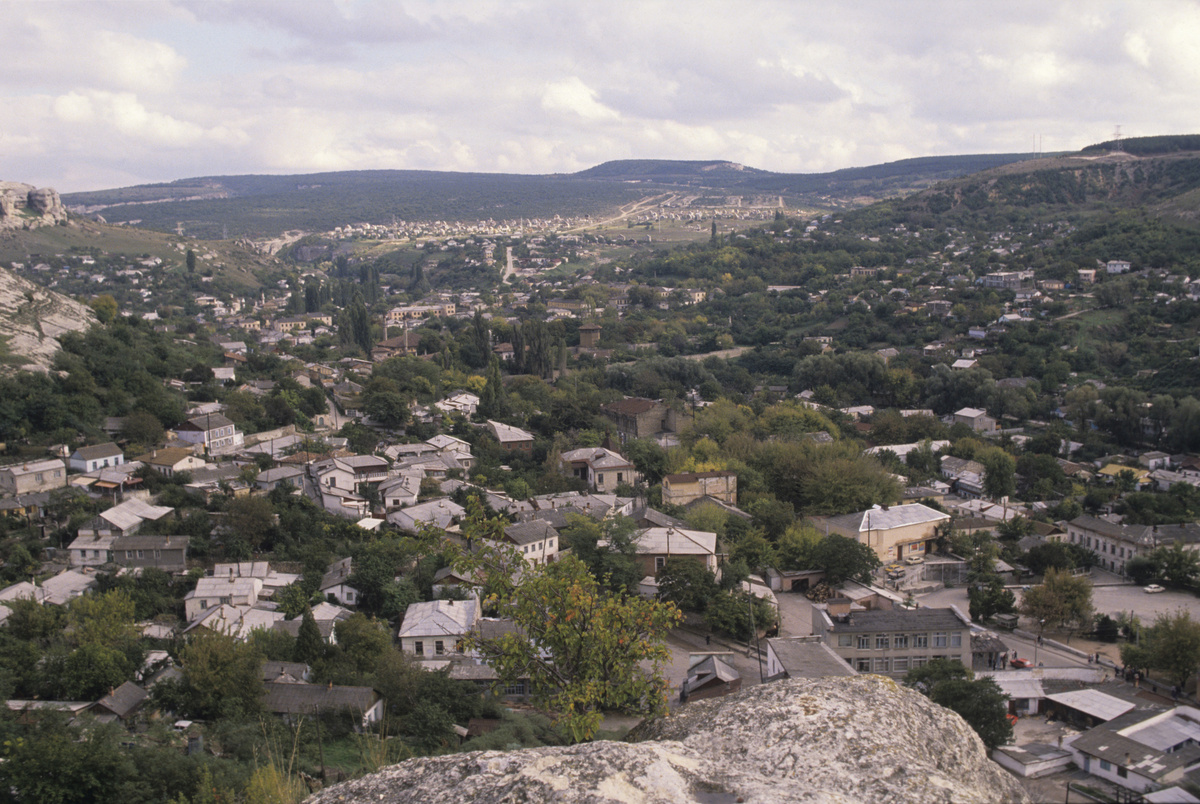     Крымская область. Вид на город Бахчисарай, 1990 год / РИА Новости / Владимир Федоренко