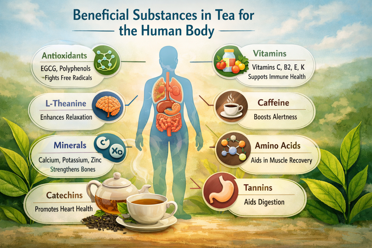 Польза чая для организма человека