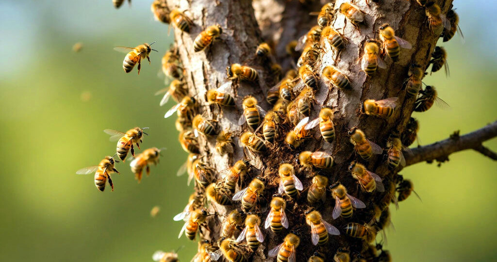 Роение пчёл: как распознать и предотвратить