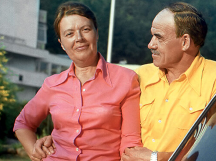 Михаил Глузский с женой