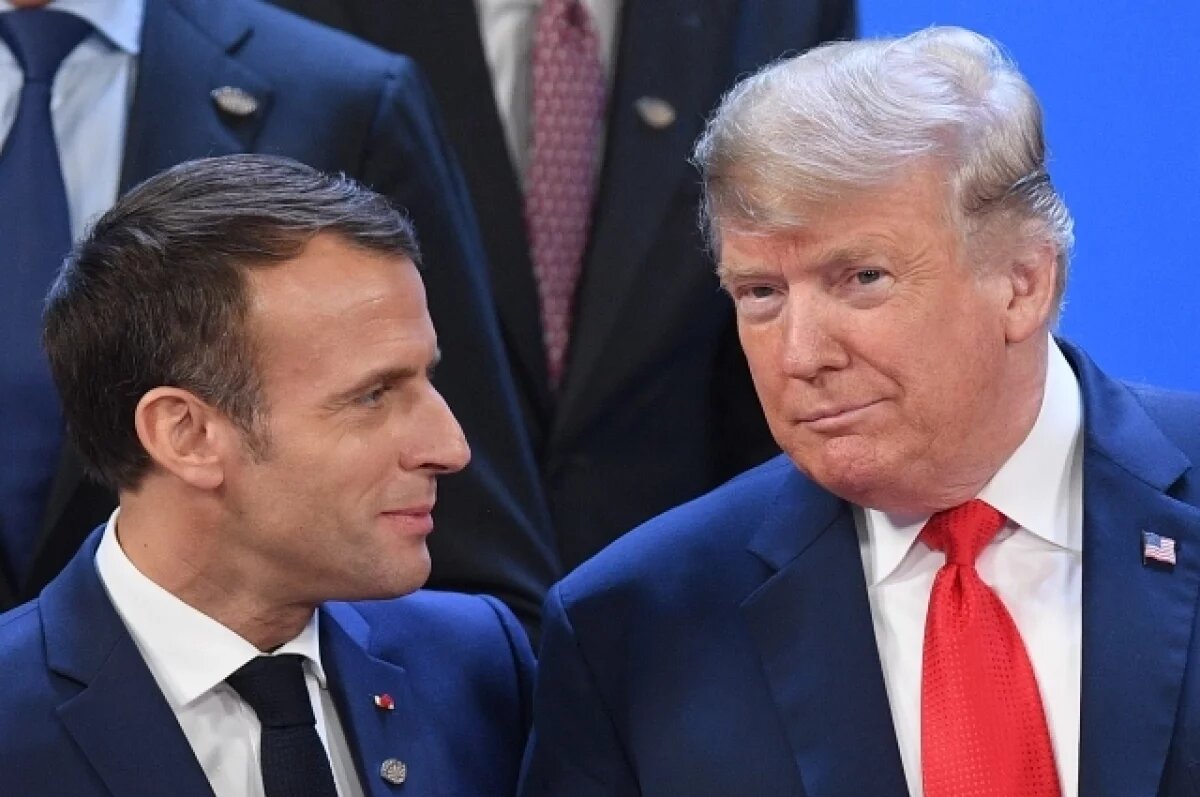    Трамп: пошлины в 200% на вино заставят Макрона войти в «Совет мира»