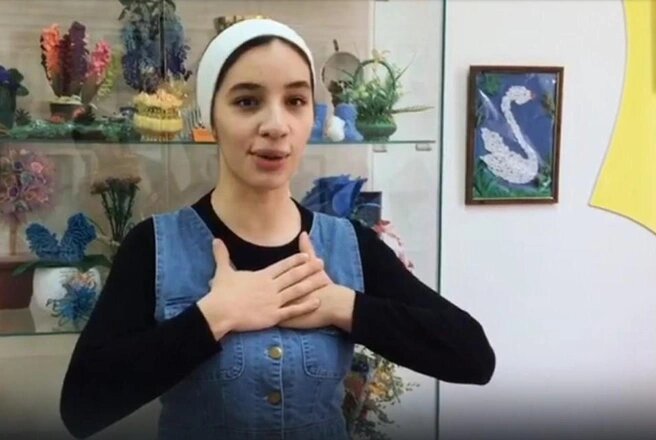 Айна Манькиева. Фото: скриншот Rutube.