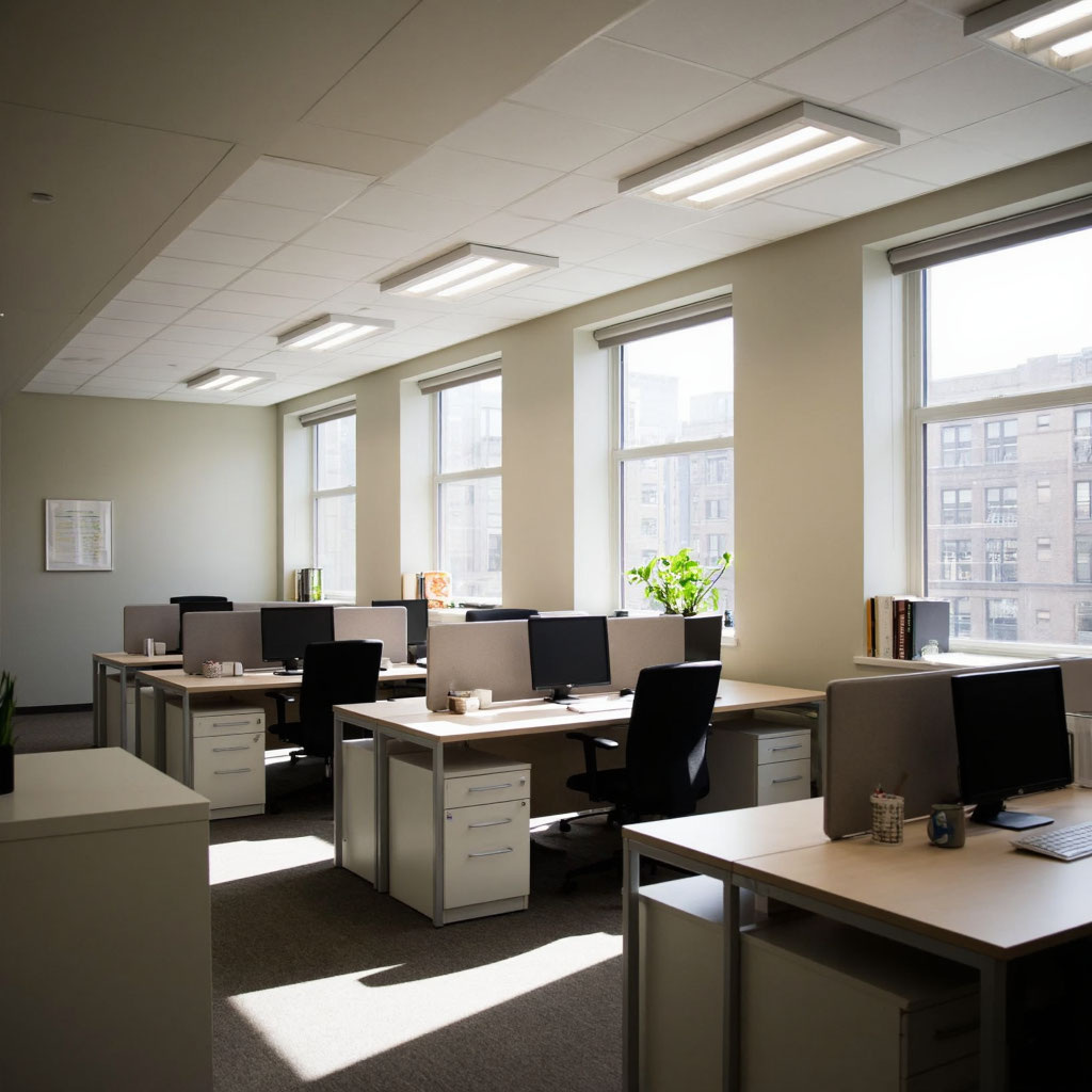 Освещение в офисе