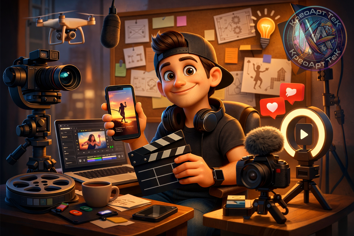 Рилсмейкер — это специалист по созданию коротких вертикальных видеороликов