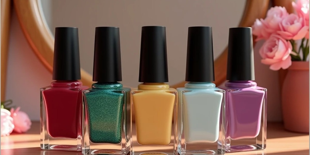 Изумрудный, бордовый, рубиновый — маникюр, который настраивает на богатство