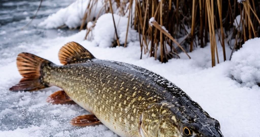 Ловля щуки у камыша зимой. Восемь проверенных советов