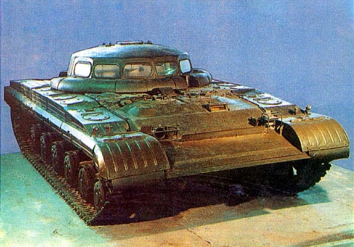 Опытный танк с газотурбинной установкой «Объект 288». Фотография в свободном доступе.
