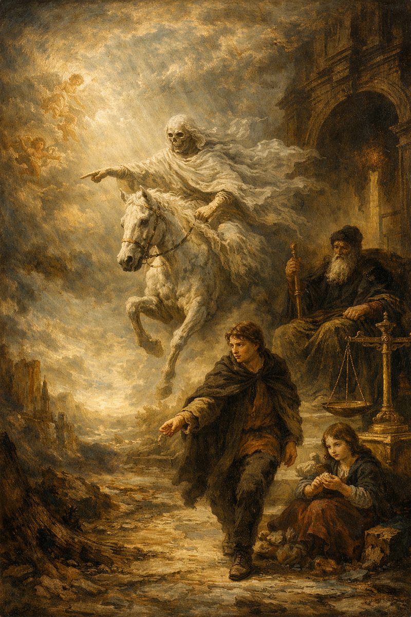 И в тот момент небеса над городом разорвало.