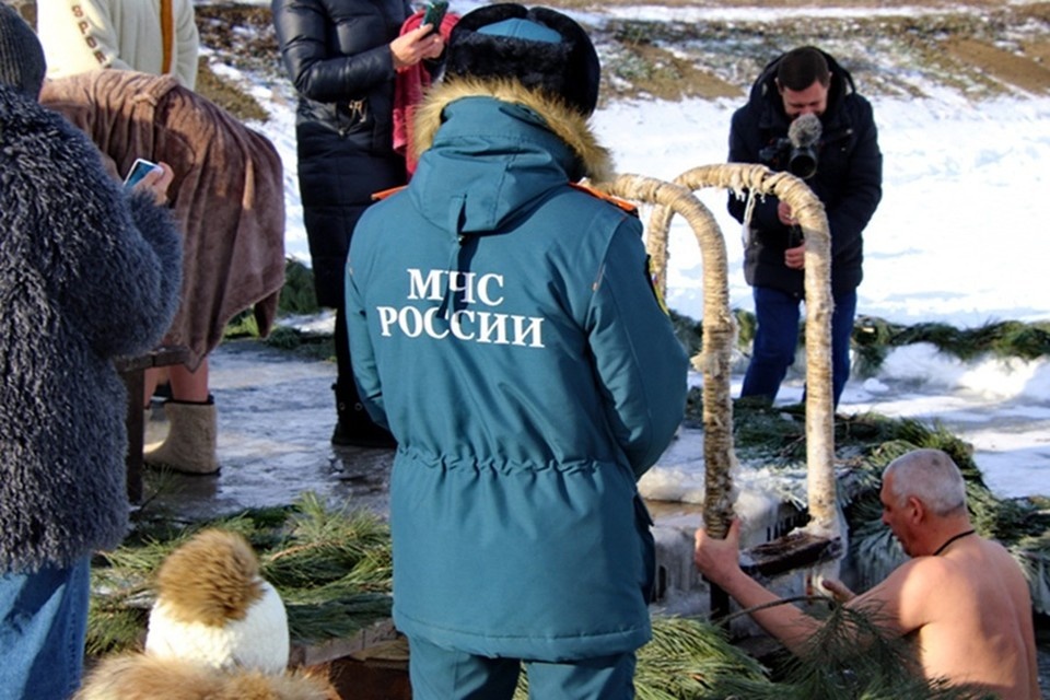    Крещение в Республике прошло без происшествий. Фото: МЧС России по ДНР