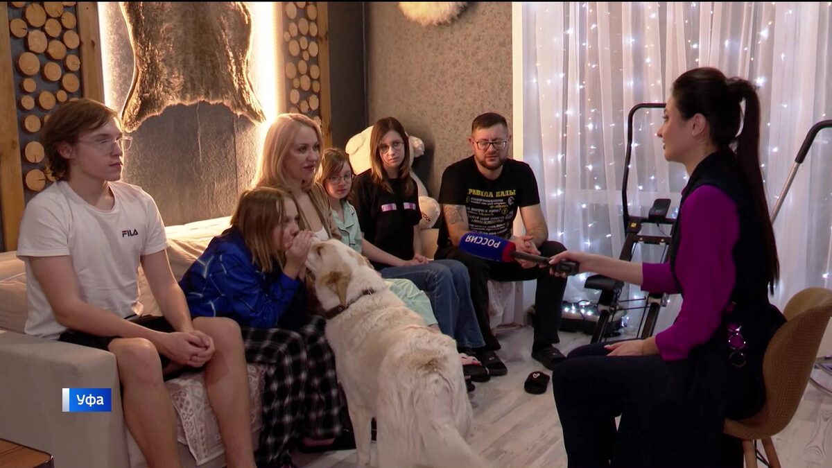    Пятеро детей и десять питомцев: как многодетная семья из Уфы находит место в сердце для каждого?