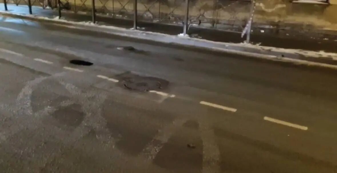    Фото: скриншот видео из телеграм-канала «Мегаполис | ДТП и ЧП | Санкт-Петербург | Питер»