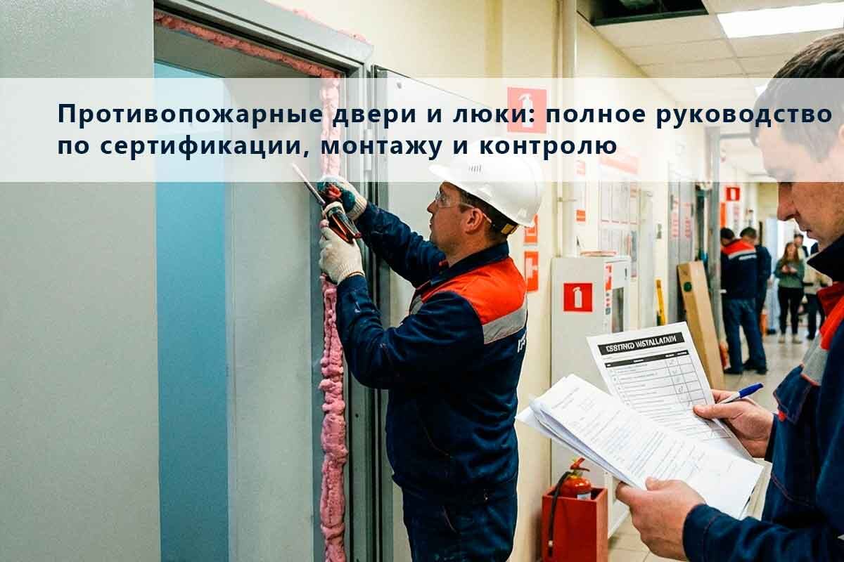 Противопожарные двери и люки: полное руководство по сертификации, монтажу и контролю