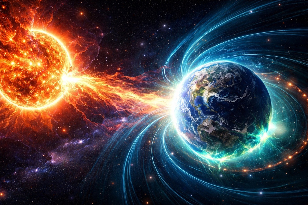    Магнитная буря в январе 2026 года может привести к проблемам со связью