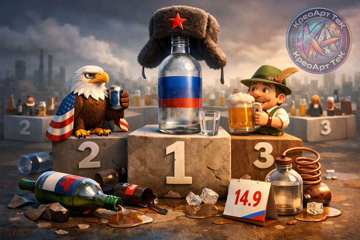 Лидеры по алкоголизму