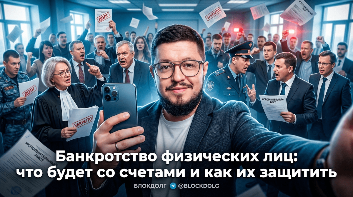    Как защитить счета при банкротстве физических лиц Максим