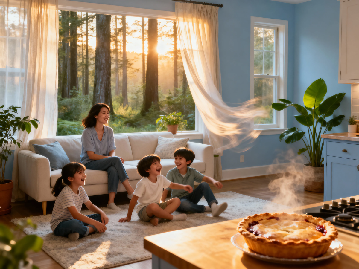 Вот он — идеальный микроклимат в деталях. 