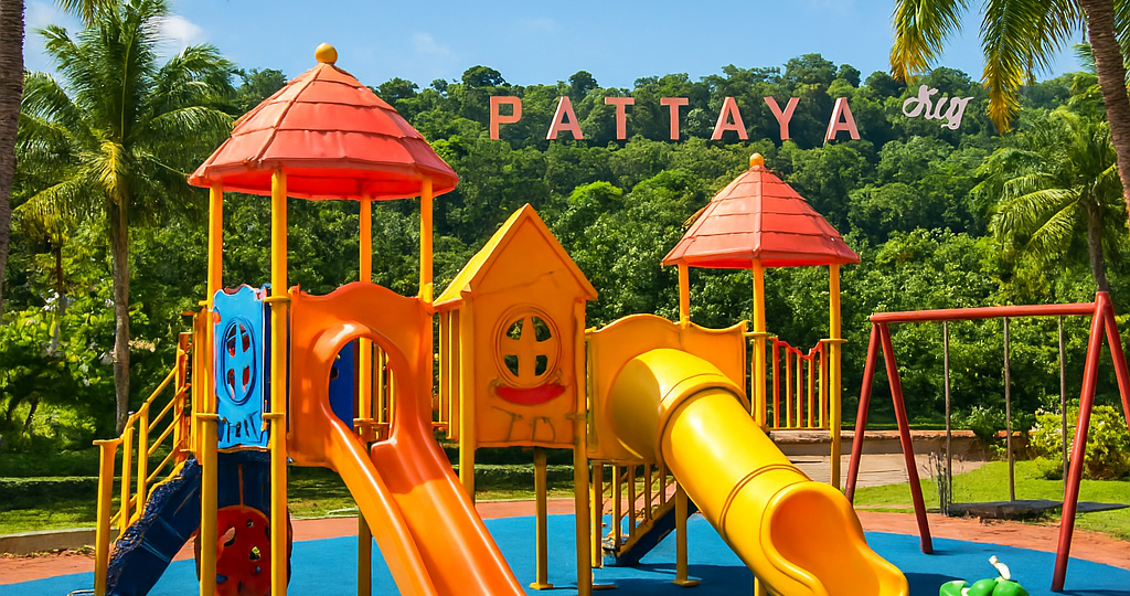 Детские площадки в Паттайе.
