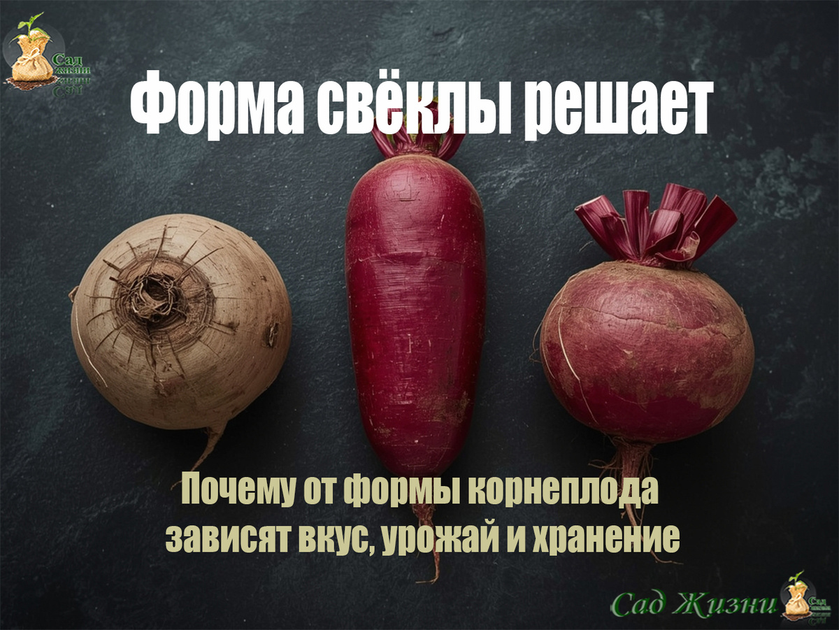 Прежде чем покупать семена свёклы, узнайте, почему форма корнеплода важнее сорта