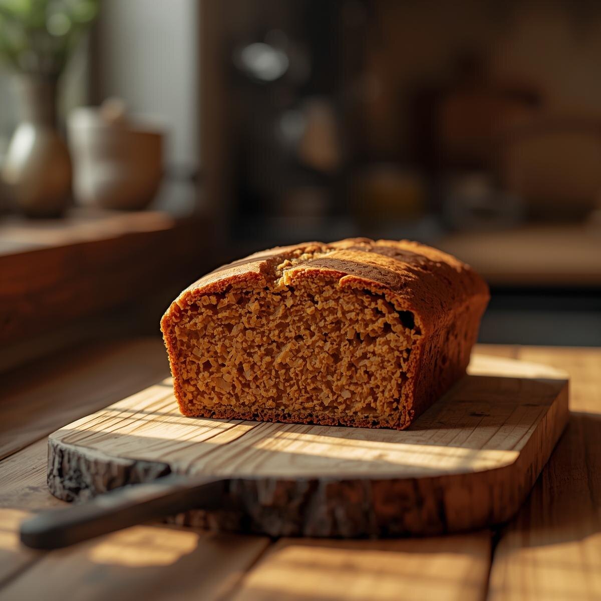 Хлеб из красной чечевицы