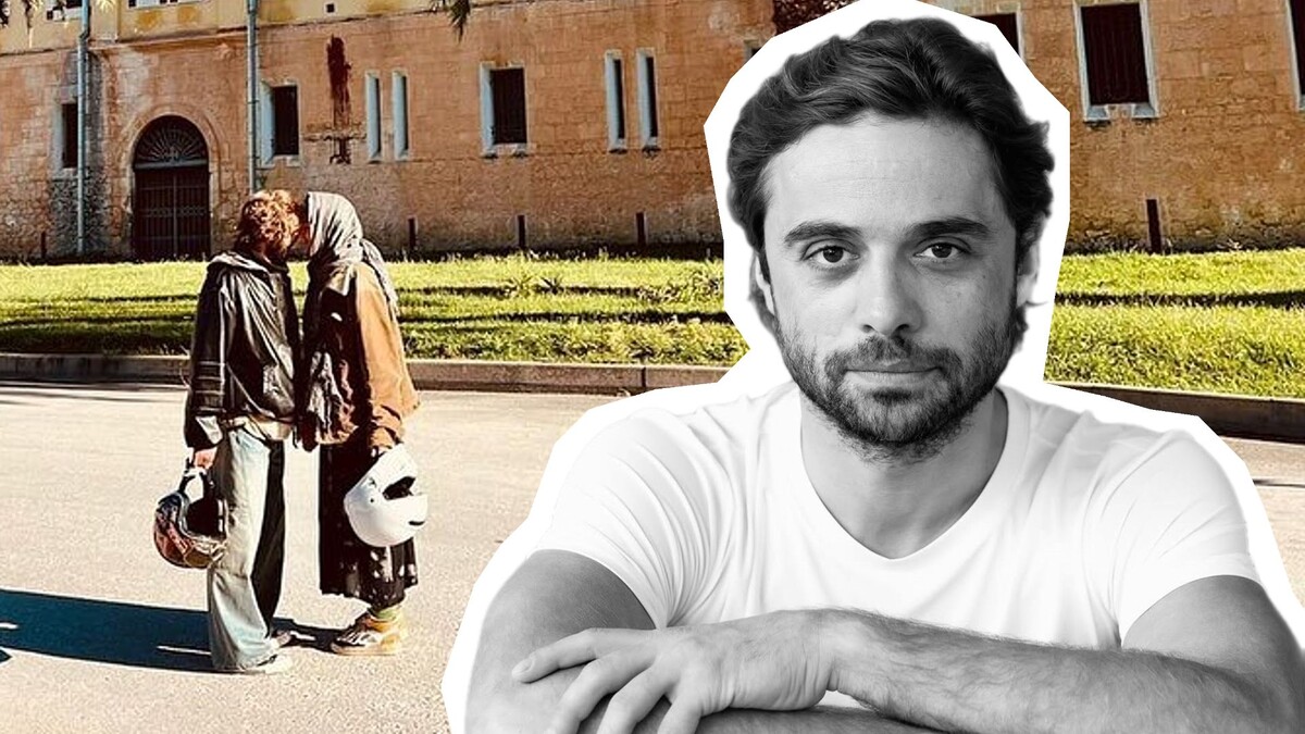    Илья Глинников целуется с таинственной возлюбленной