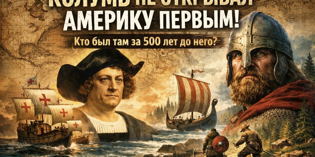 Колумб не открывал Америку первым: кто был там за 500 лет до него.
