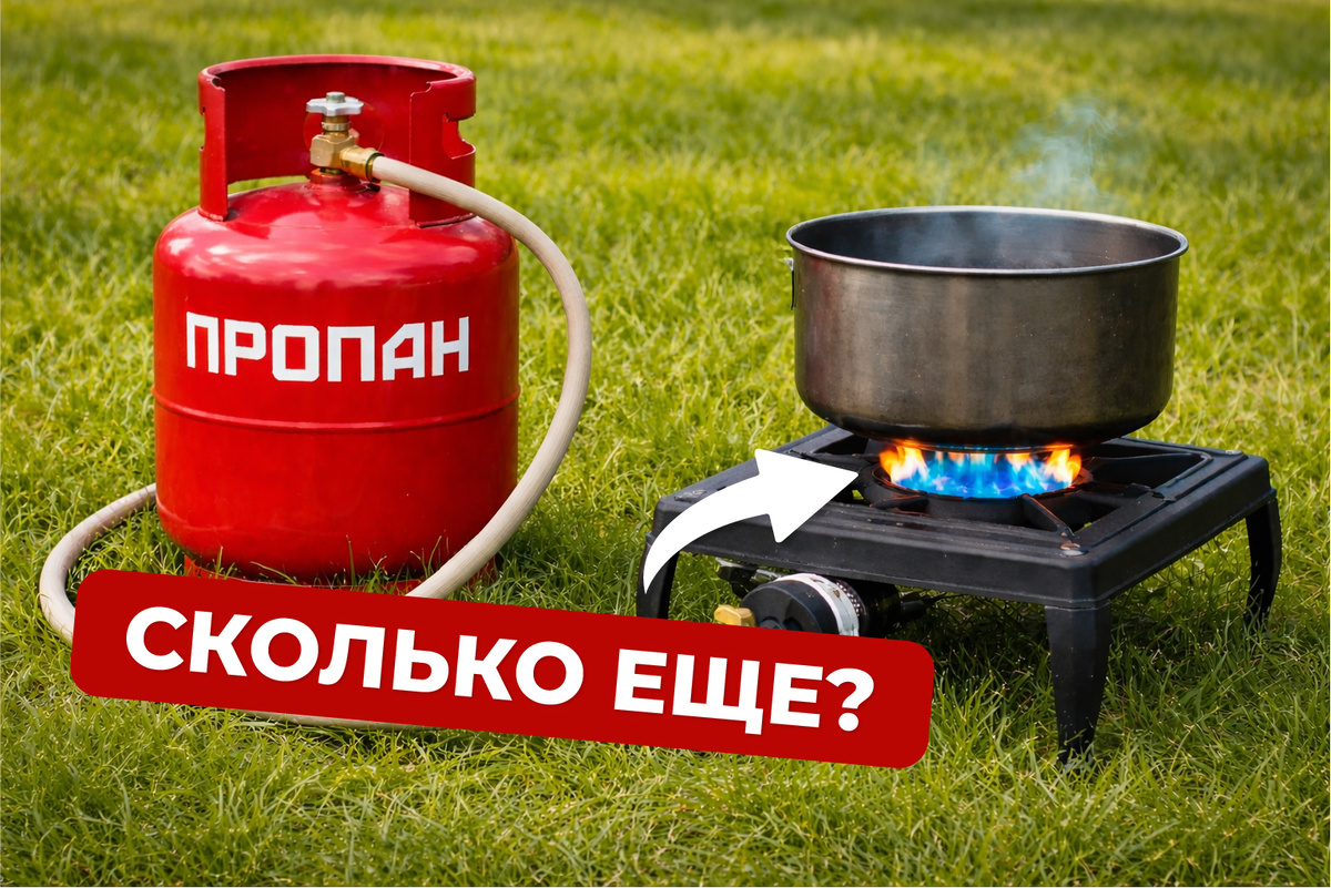 На сколько времени хватает одного баллона сжиженного газа? АльфаГаз