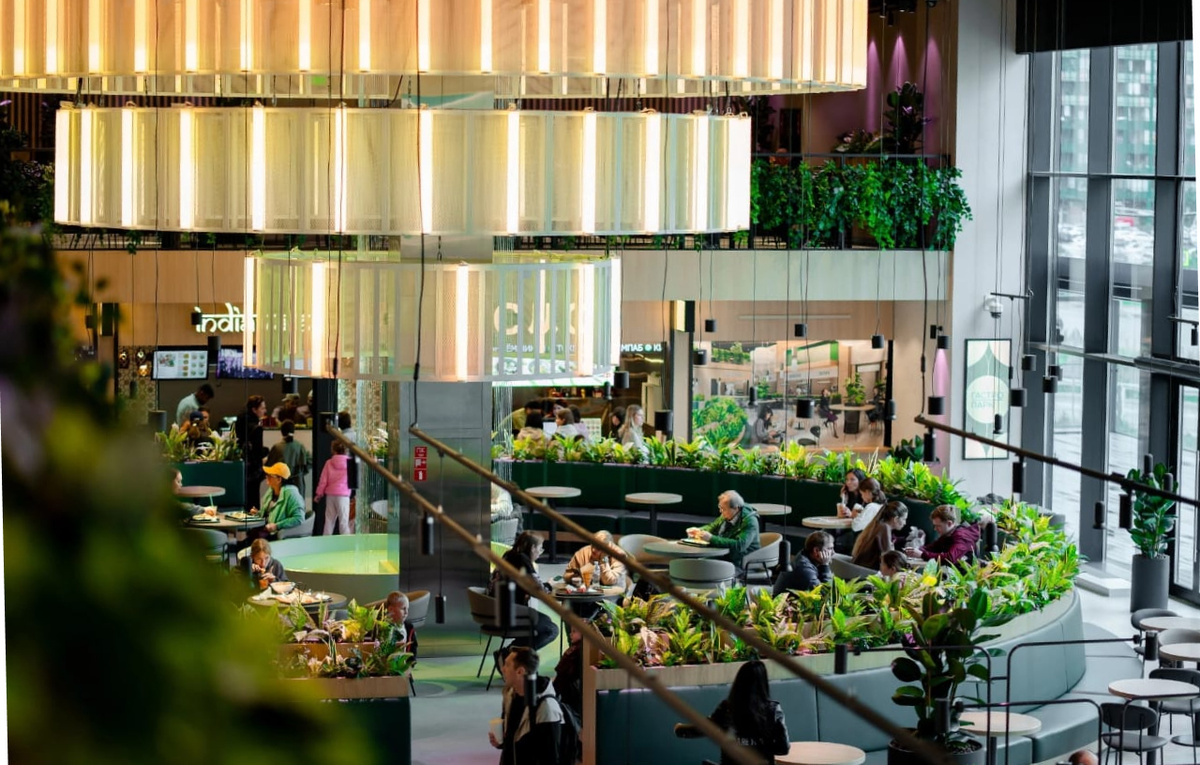 Кастомная люстра, состоящая из светильников ART-S-TUBA 80 custom