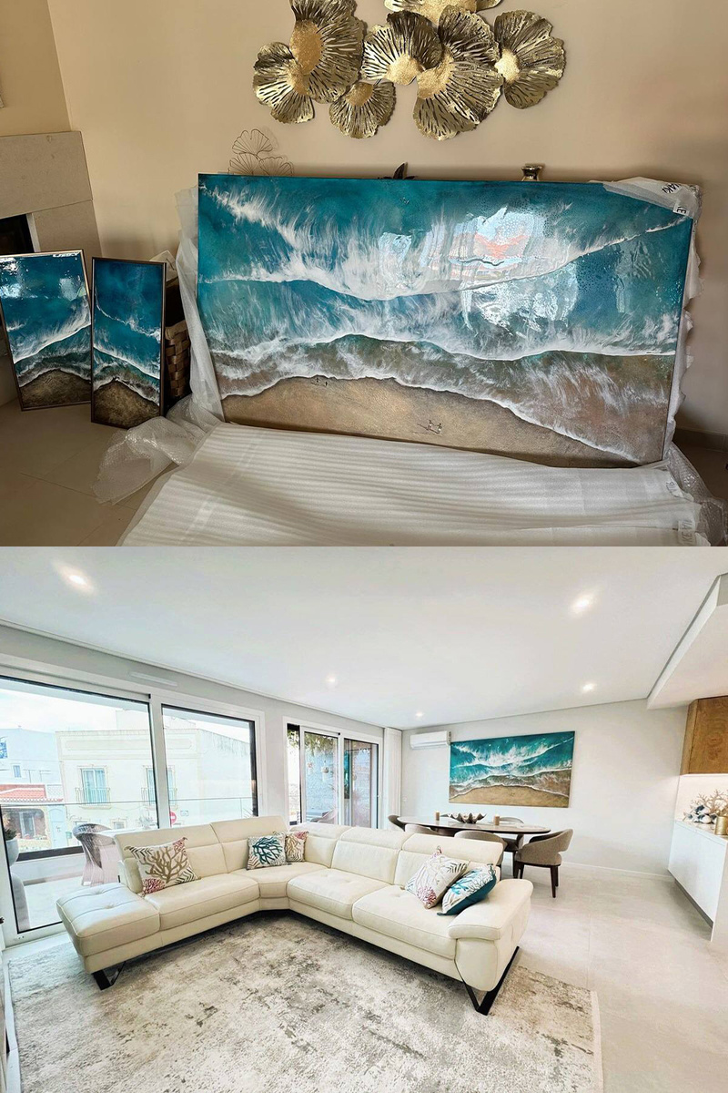 Доставка картин за границу