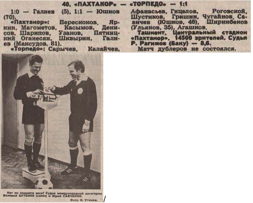 "Футбол". 1991. № 15. 14 апреля. С. 3 и 5 (Юрий Савченко). Коллаж автора ИстАрх.