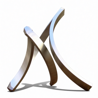 Скульптура из нержавеющей стали