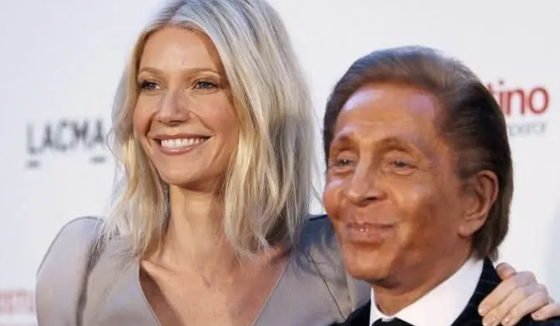 Гвинет Пэлтроу и Валентино Гаравани на премьере документального фильма «Валентино: Последний император»