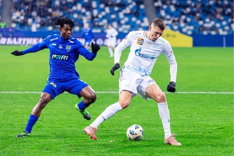    Александр Соболев остался единственным нападающим команды. Фото: Автор: Анна Мейер / ФК «Зенит»