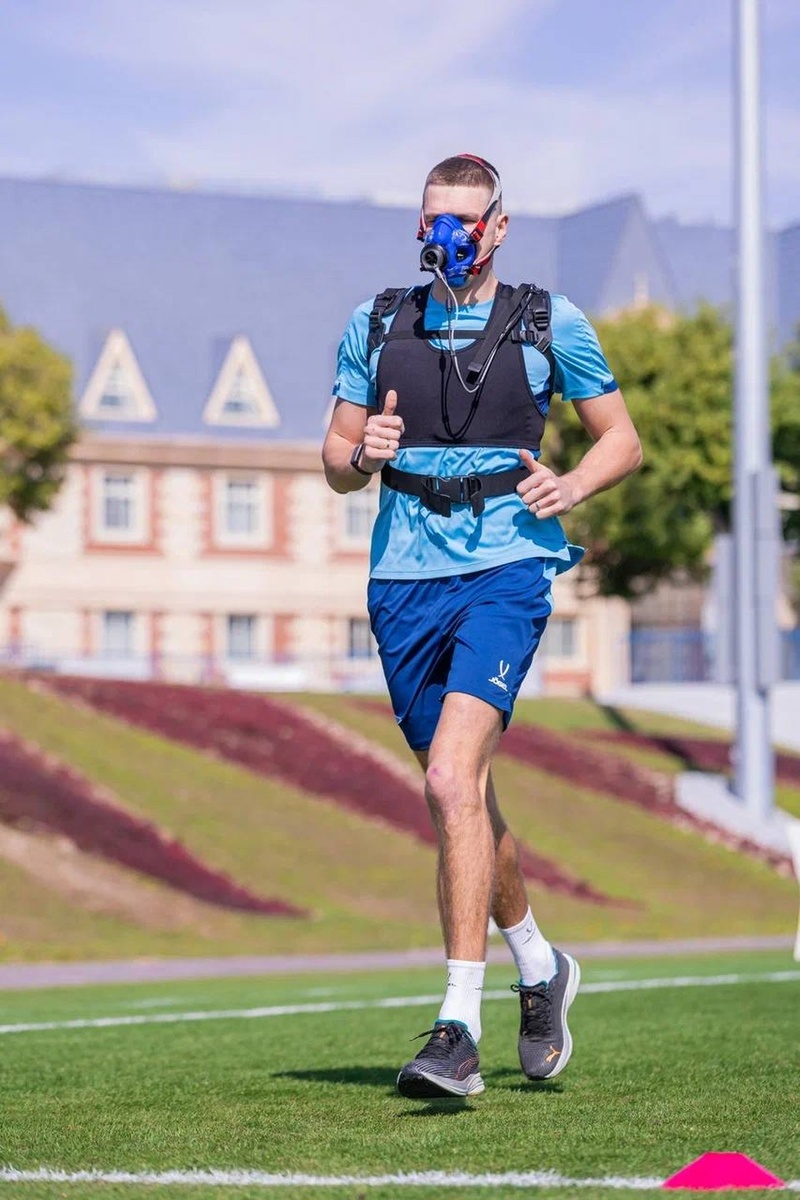    Александр Соболев на сборах. Фото: телеграм-канал Александра Соболева