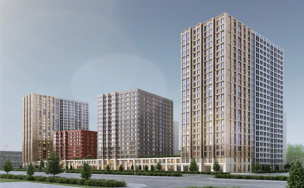 Визуализация проекта жк тимирязевский парк с улицы Дуси Ковальчук. Выбрать и купить квартиру в ЖК Тимирязевский Парк - можно у нас на сайте oblakansk.ru - без комиссий напрямую от застройщика.