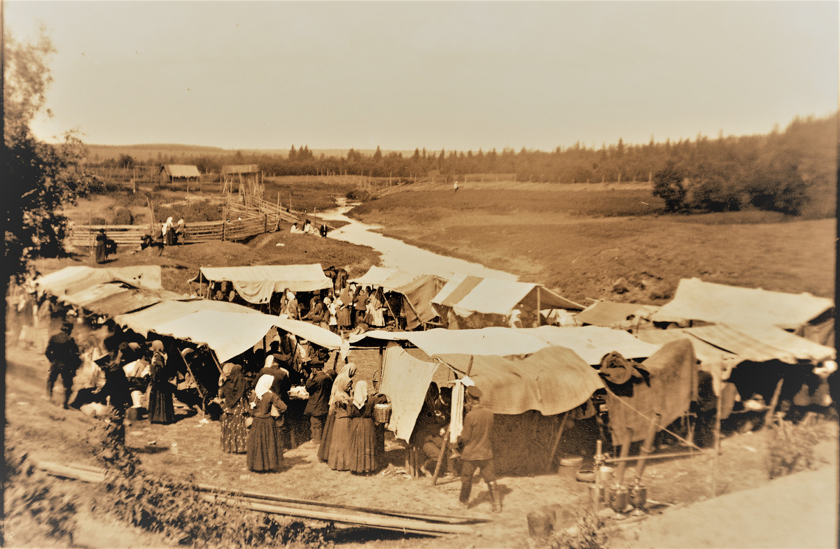 Из фотоальбома  Медведева Александра Никаноровича (?1885 - 1943 гг.) Сельская ярмарка