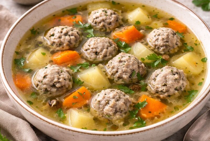 Суп с фрикадельками, который всегда получается вкусным: простой приём