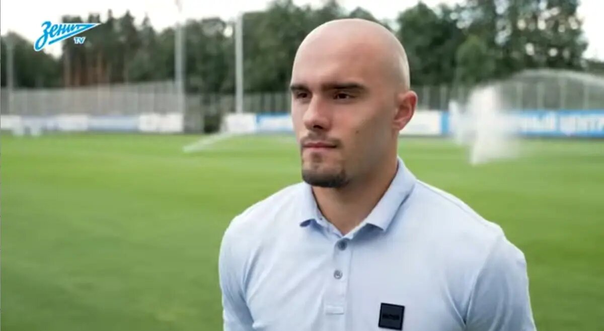    Ваня Дркушич. Фото: скриншот из видео пресс-службы «Зенита»