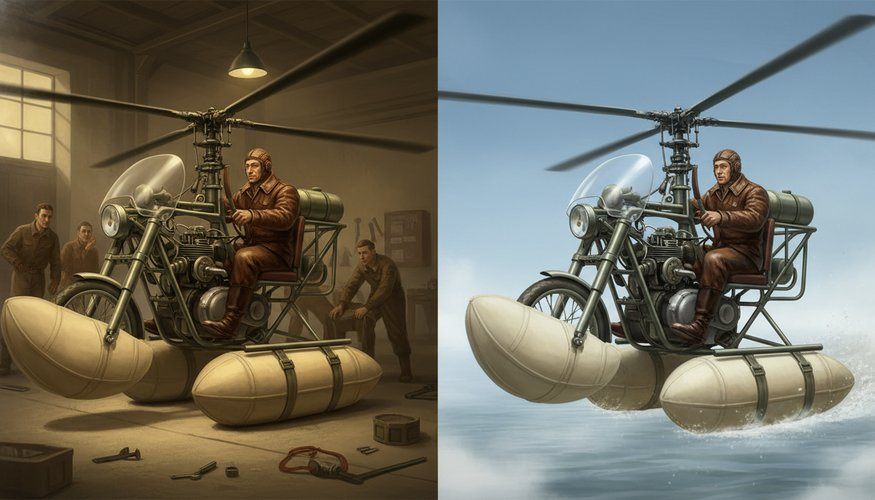 «Летающий мотоцикл»