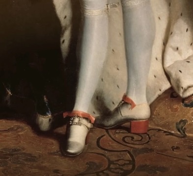 Обувь с портрета Людовика XIV.