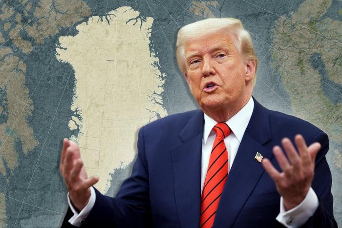 Нефть, Арктика и господство: зачем США Гренландия. На кону триллионы и статус самой большой страны. Коллаж © Life.ru. Обложка © Gettyimages / Andrew Harnik, © Shutterstock / FOTODOM / zelvan