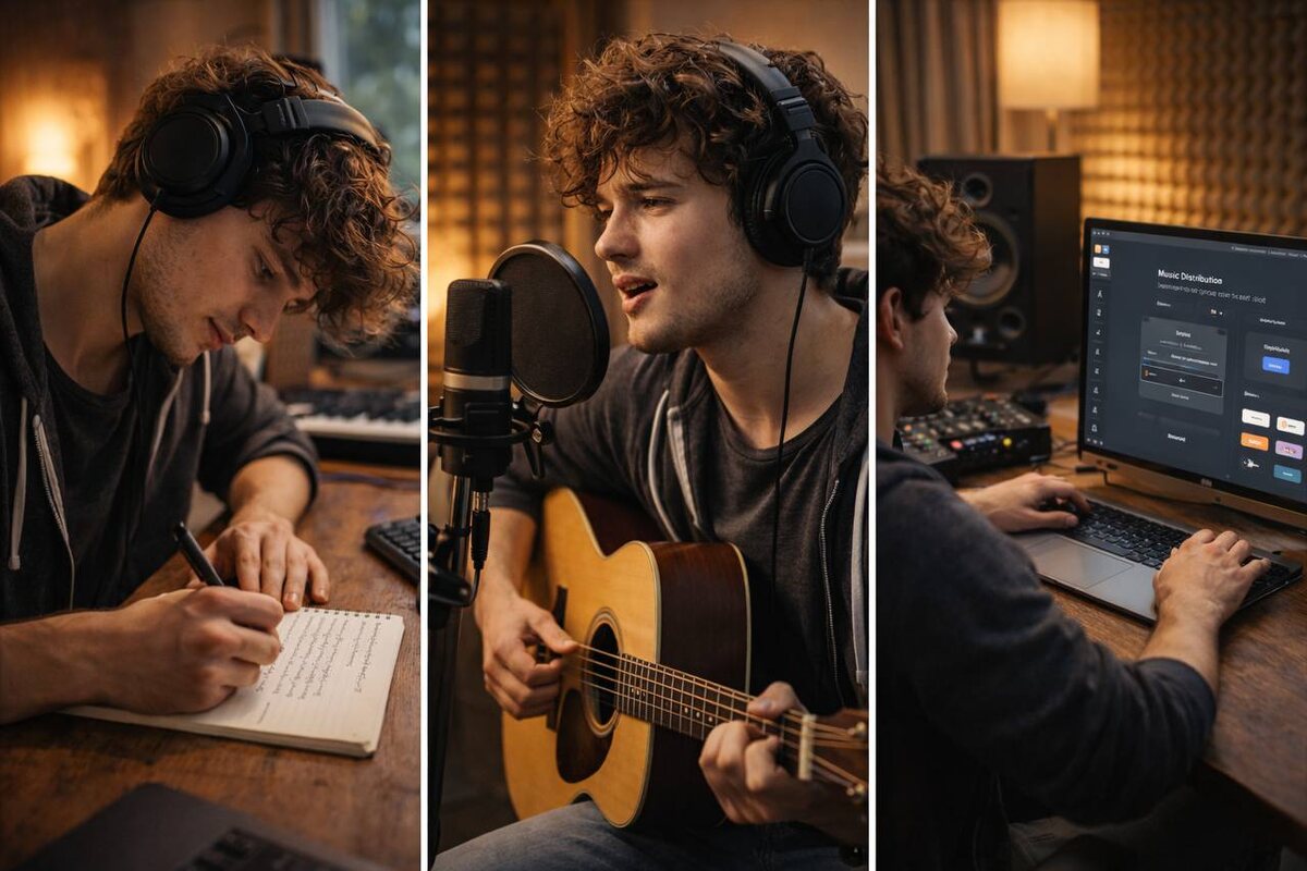 Как артисту начать заниматься музыкой с нуля: с чего начать, где записать песню и как выпустить первый трек